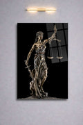 Adalet  "Eşitliğin ve Hukukun Simgesi Themis" Cam Tablo 113 - 30 x 45
