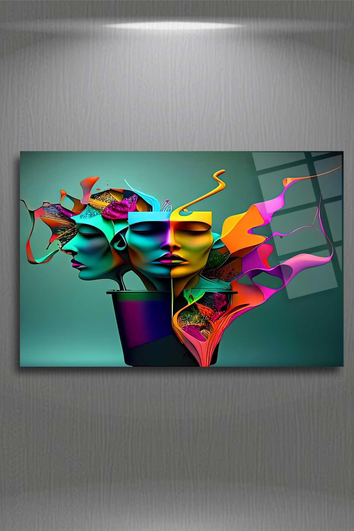 Modern Sanat Cam Tablo 44 - 30 x 45