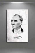 Atatürk Cam Tablo HMDS0032