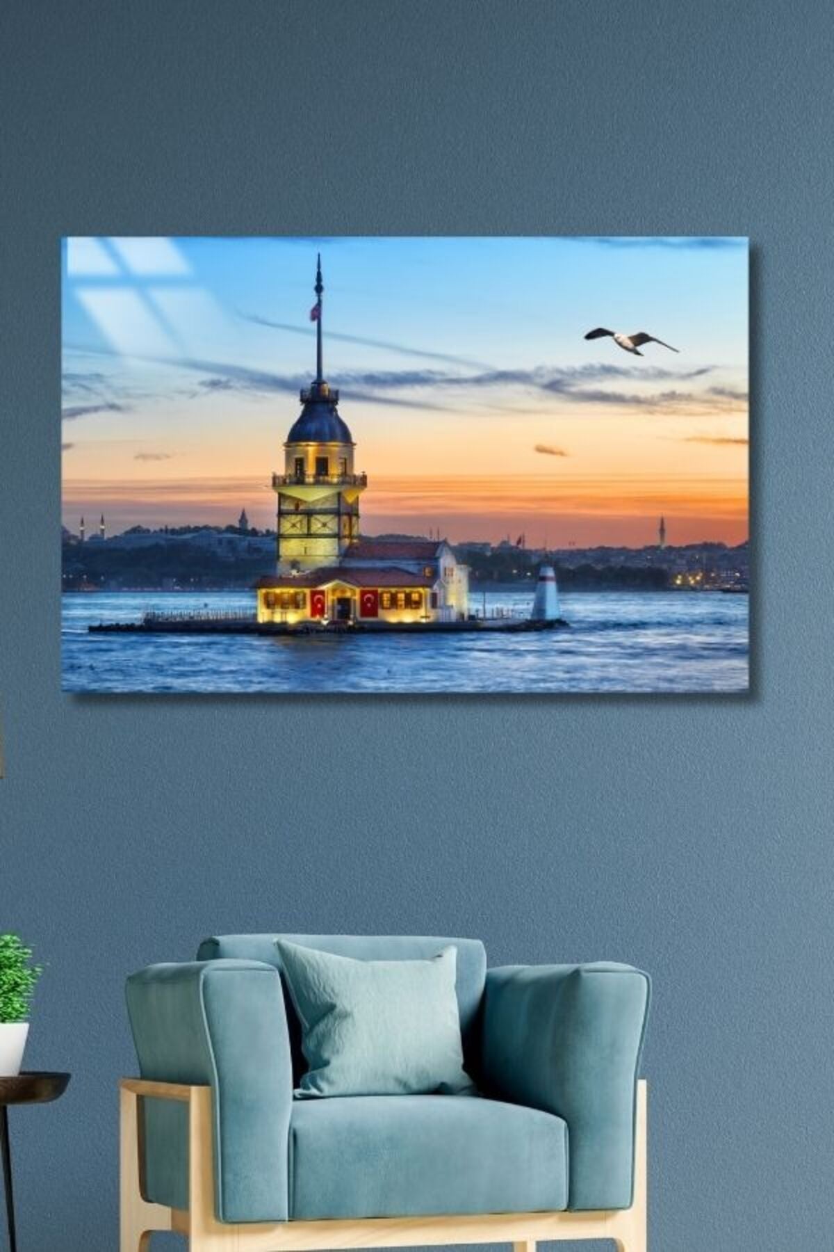 Kız Kulesi İstanbul Cam Tablo HMDS0018
