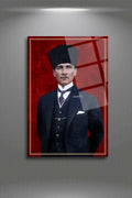 Mustafa Kemal Atatürk Cam Tablo HMDS0324