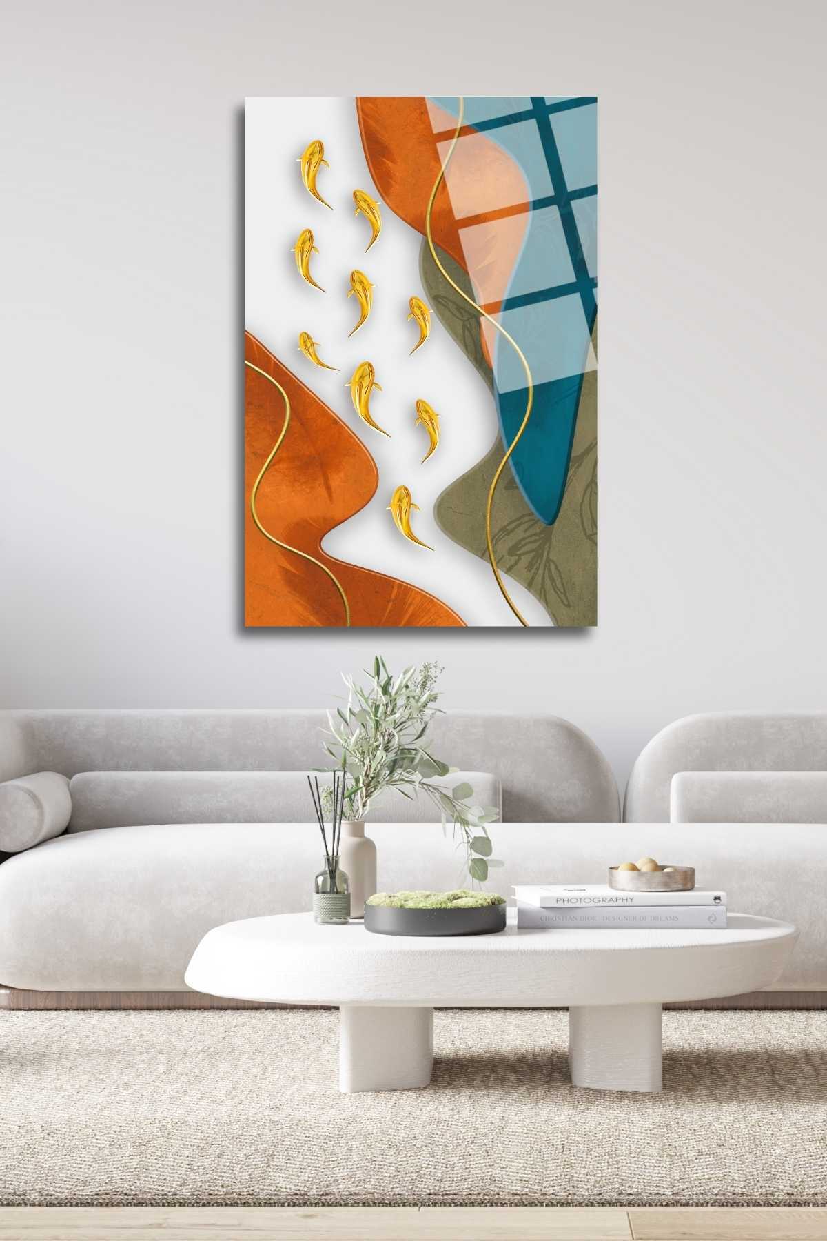 Altın Balıklar Tablosu , Kırılmaya Dayanıklı Cam Tablo 268