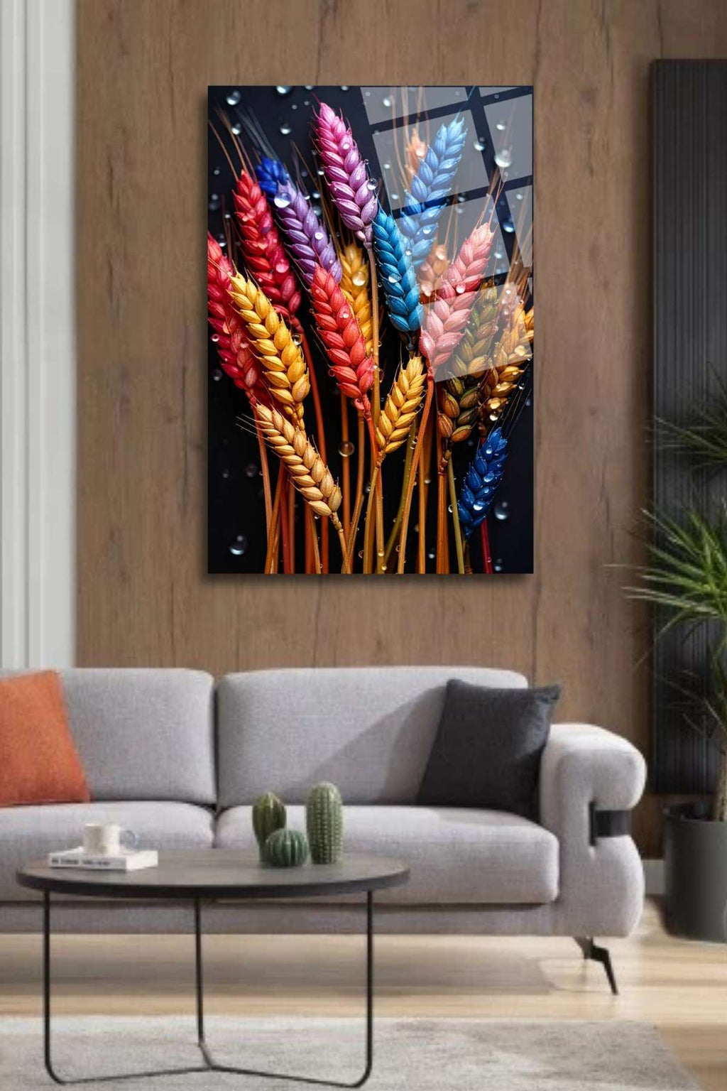 Buğday Başakları Cam Tablo 301 - 60 x 90