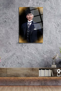 Mustafa Kemal ATATÜRK Cam Tablo 100 - 30 x 45