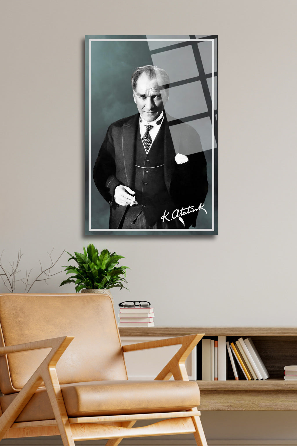 Atatürk Cam Tablo HMDS0111
