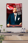 Atatürk Cam Tablo HMDS0108