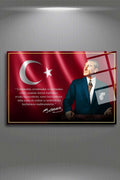 Mustafa Kemal Atatürk Tablosu , Cam Tablo HMDS0283