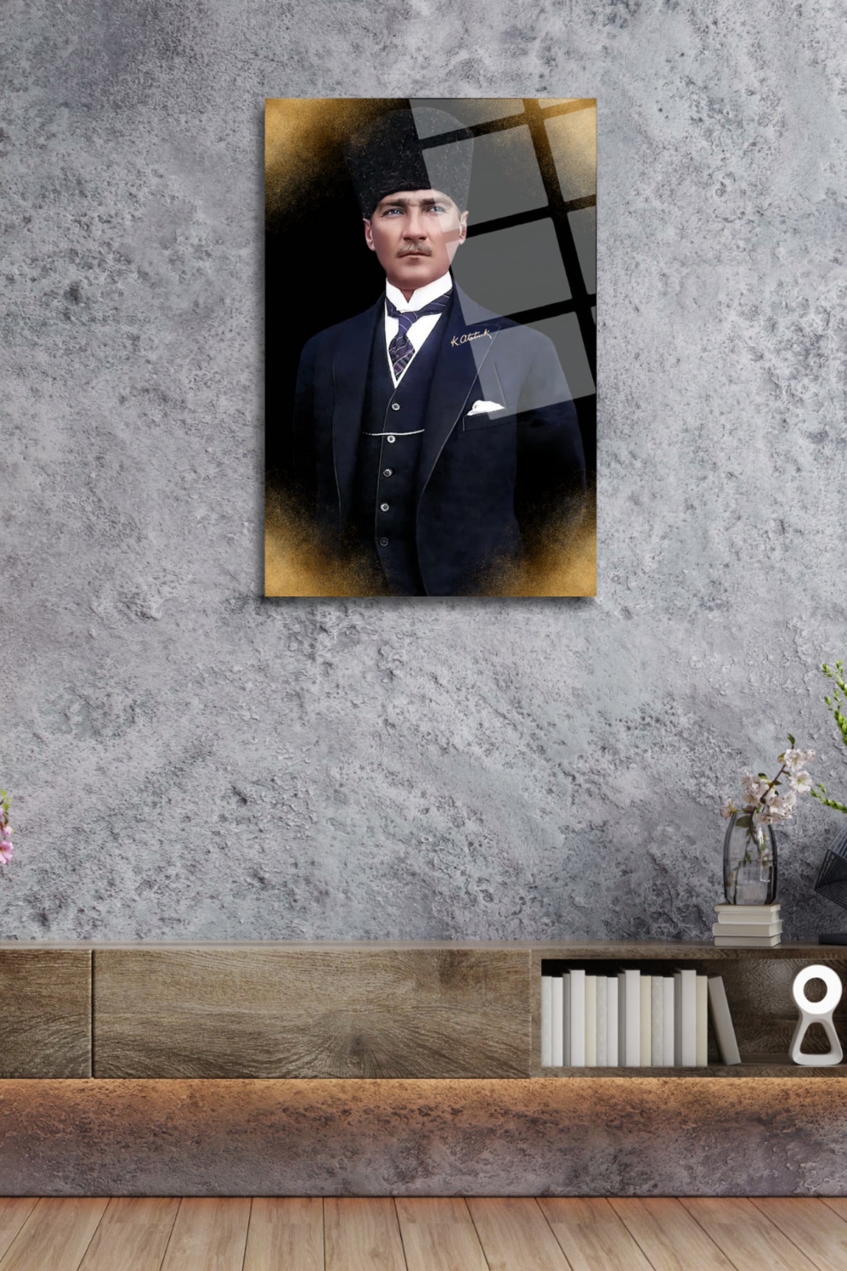 Mustafa Kemal ATATÜRK Cam Tablo HMDS0100