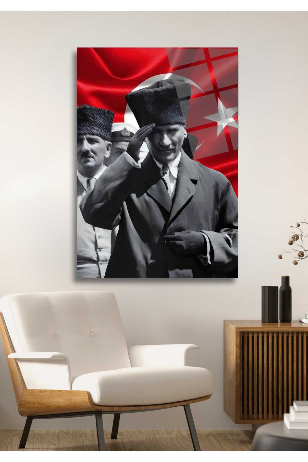 Atatürk Cam Tablo HMDS0071