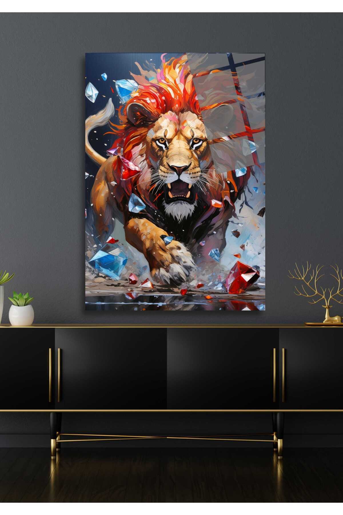 Aslan Cam Tablo 76 - 30 x 45