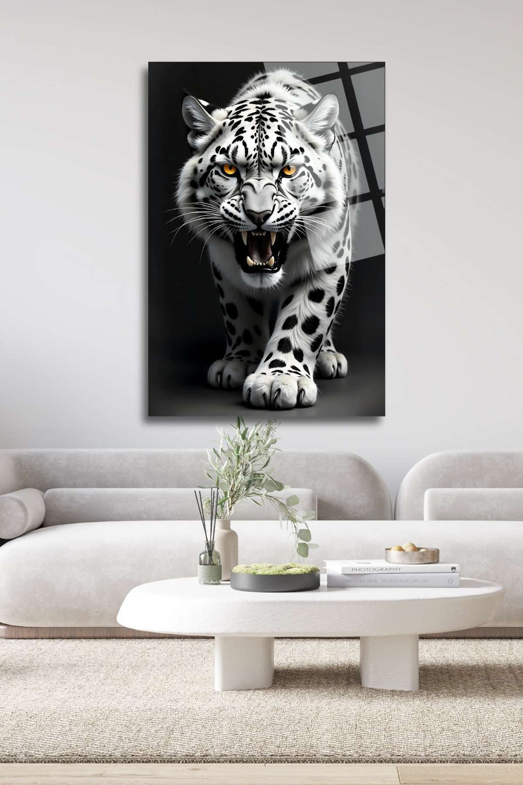 Beyaz Kaplan Cam Tablo 319 - 45 x 65