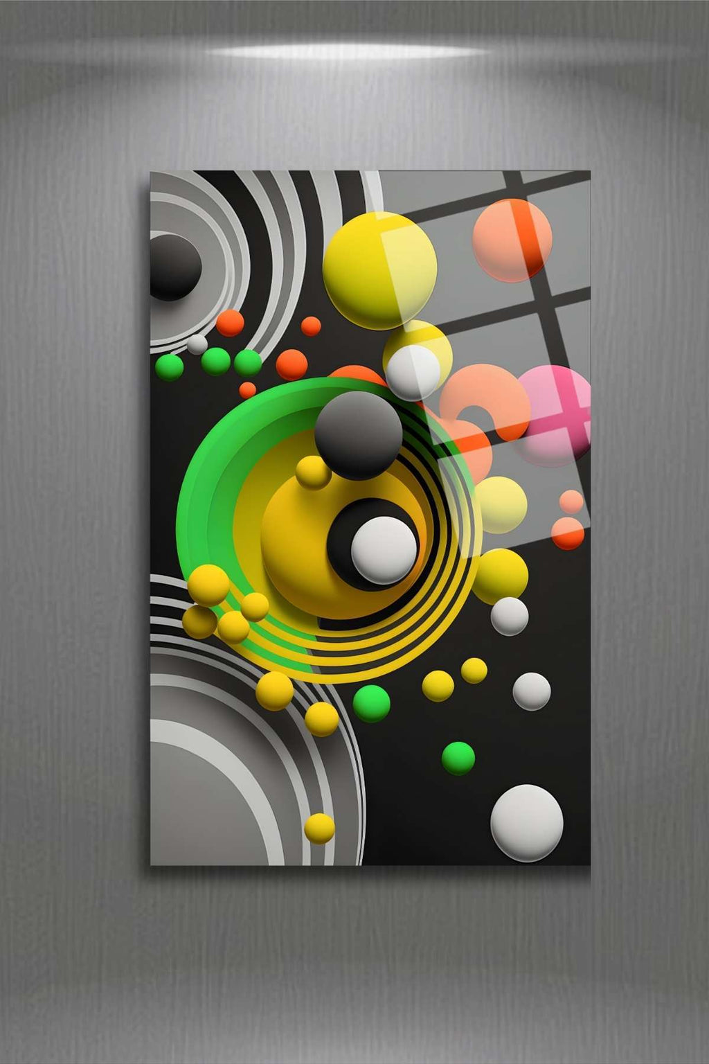 Modern 3 D Görüntülü , Yüksek Çözünürlüklü Cam Tablo 297 - 30 x 45