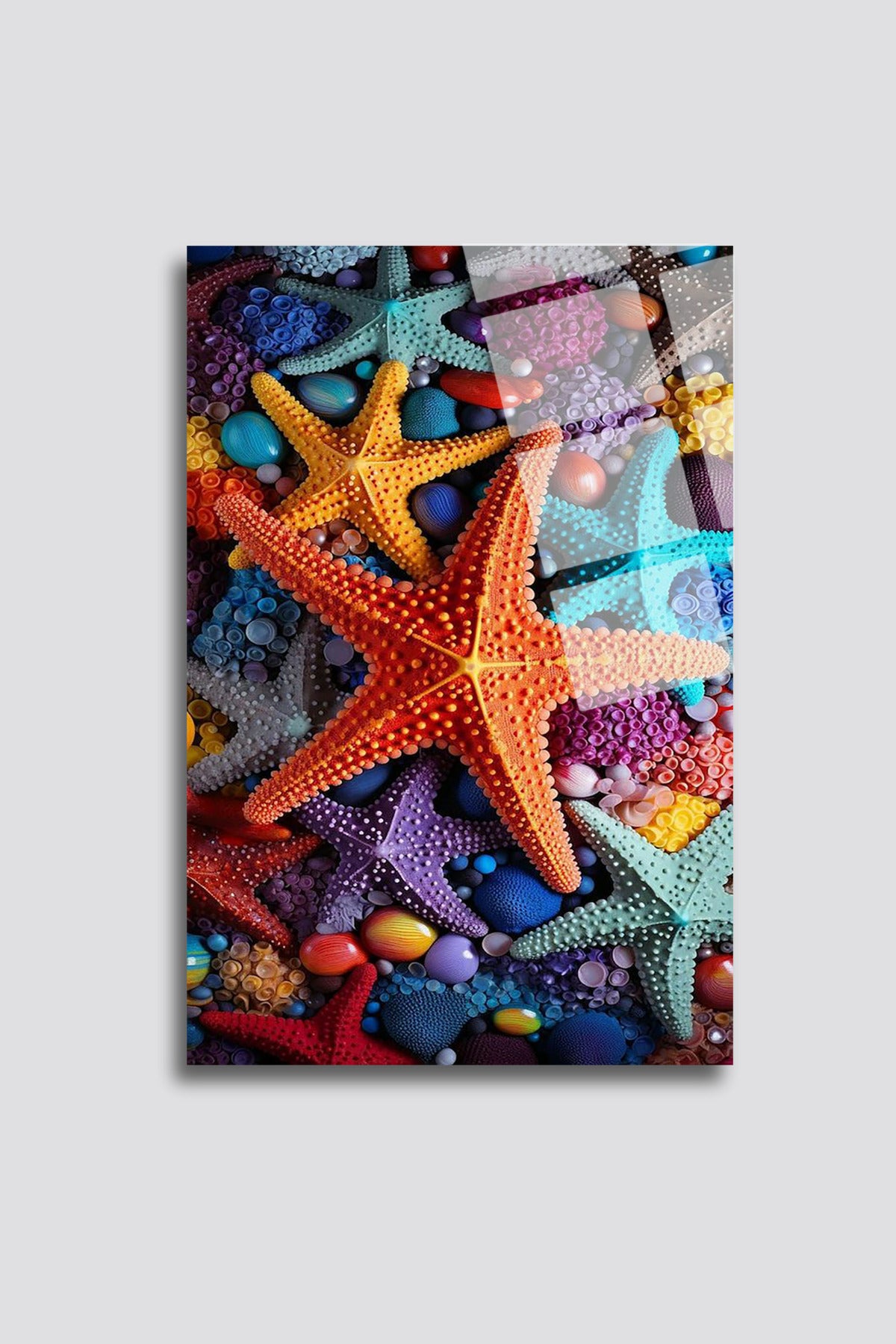 Deniz Yıldızı Cam Tablo 124 - 30 x 45