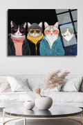 Kedi Çetesi, Cam Tablo 137 - 30 x 45