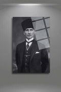Mustafa Kemal Atatürk Cam Tablo HMDS0334