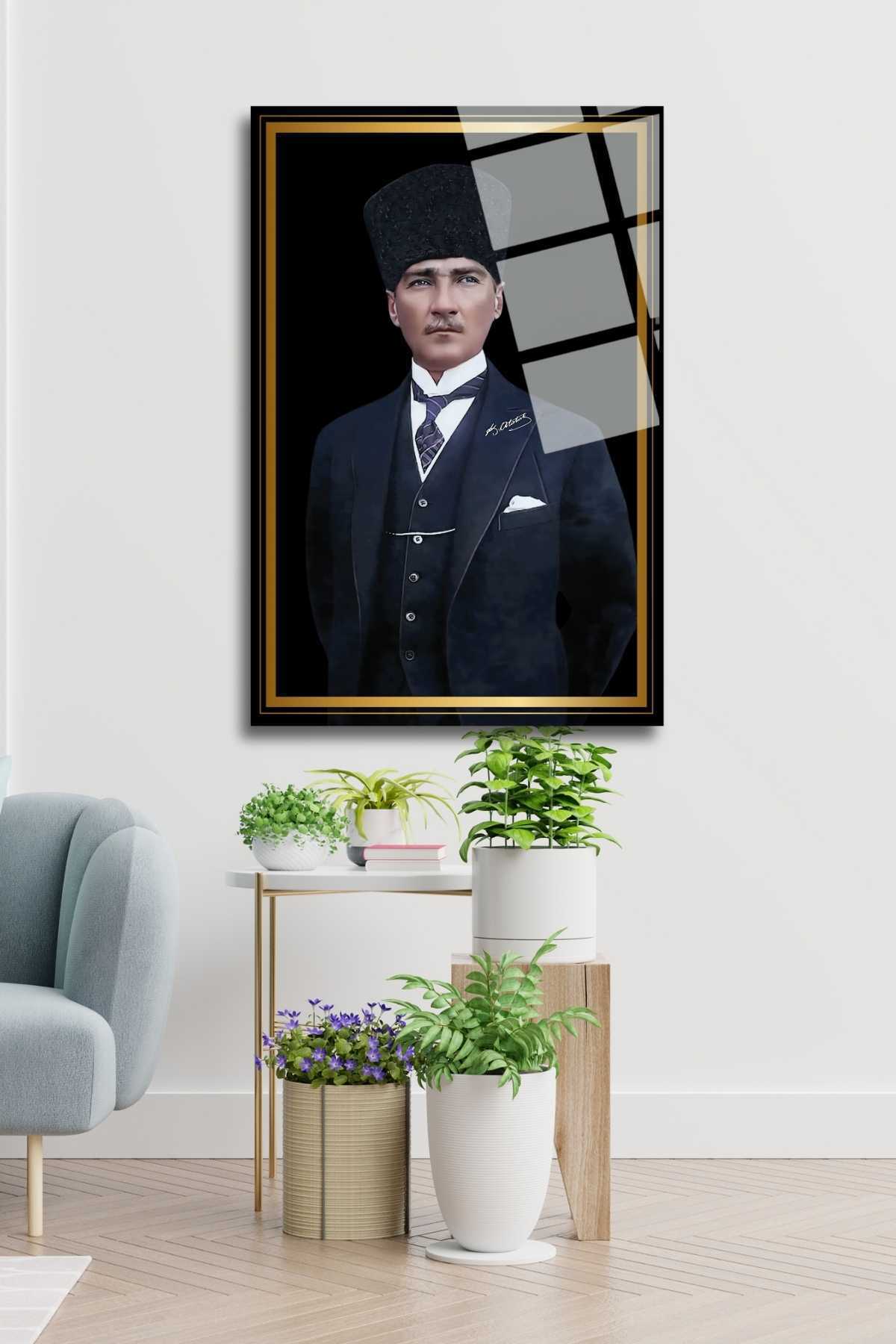 Atatürk Cam Tablo HMDS0265