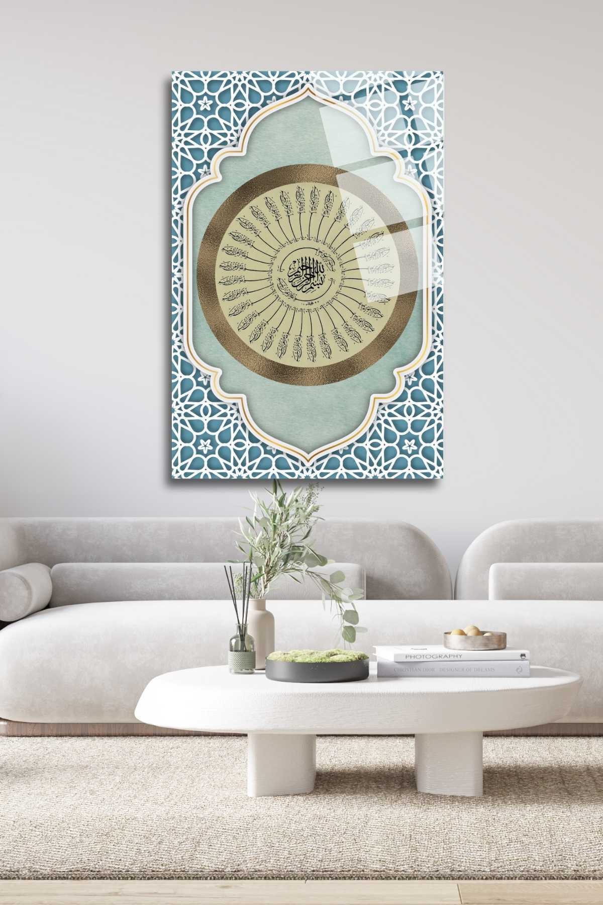 Besmele-i Şerif Cam Tablo 270 - 45 x 65