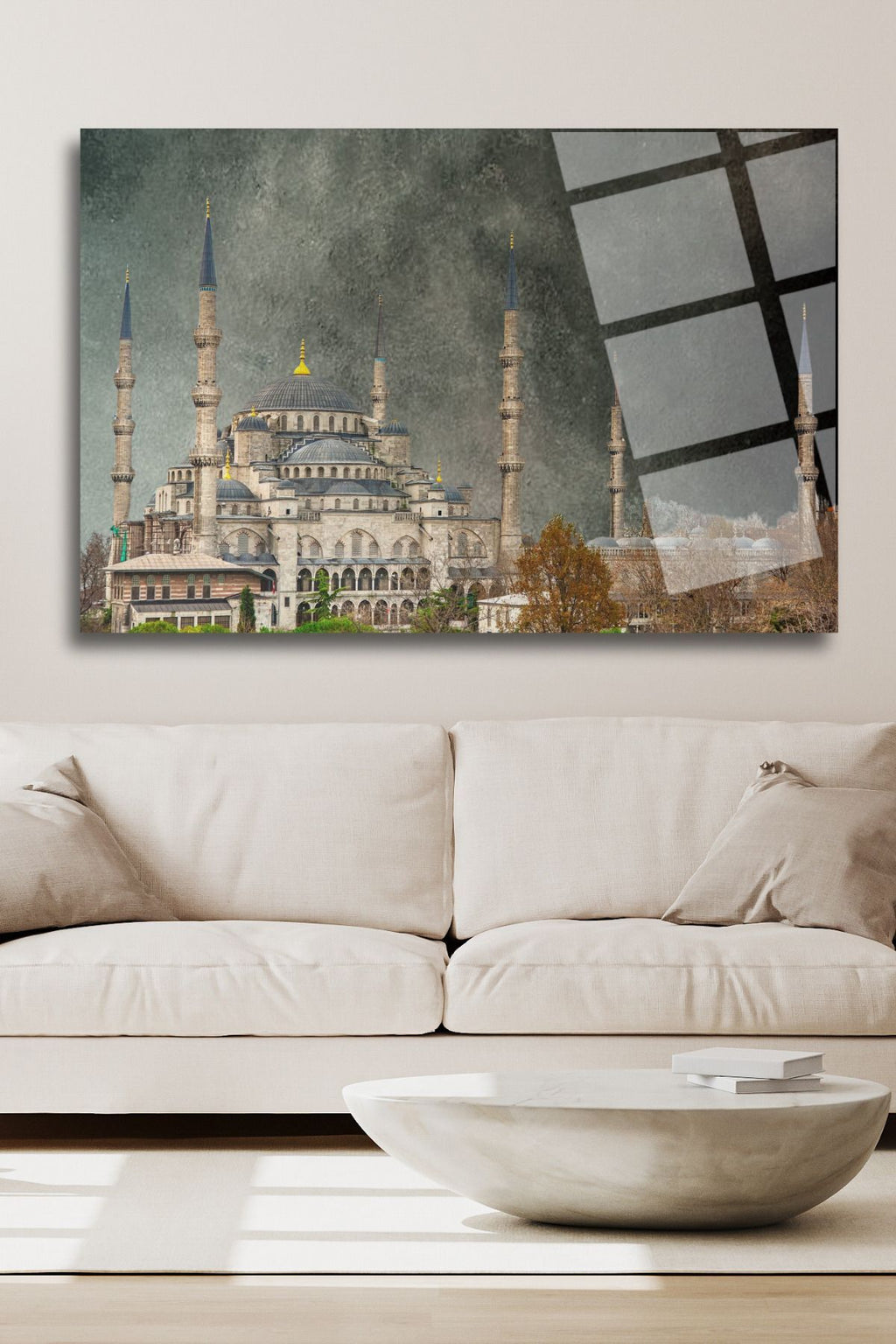 Sultanahmet Camii İslami Cam Tablo HMDS0034