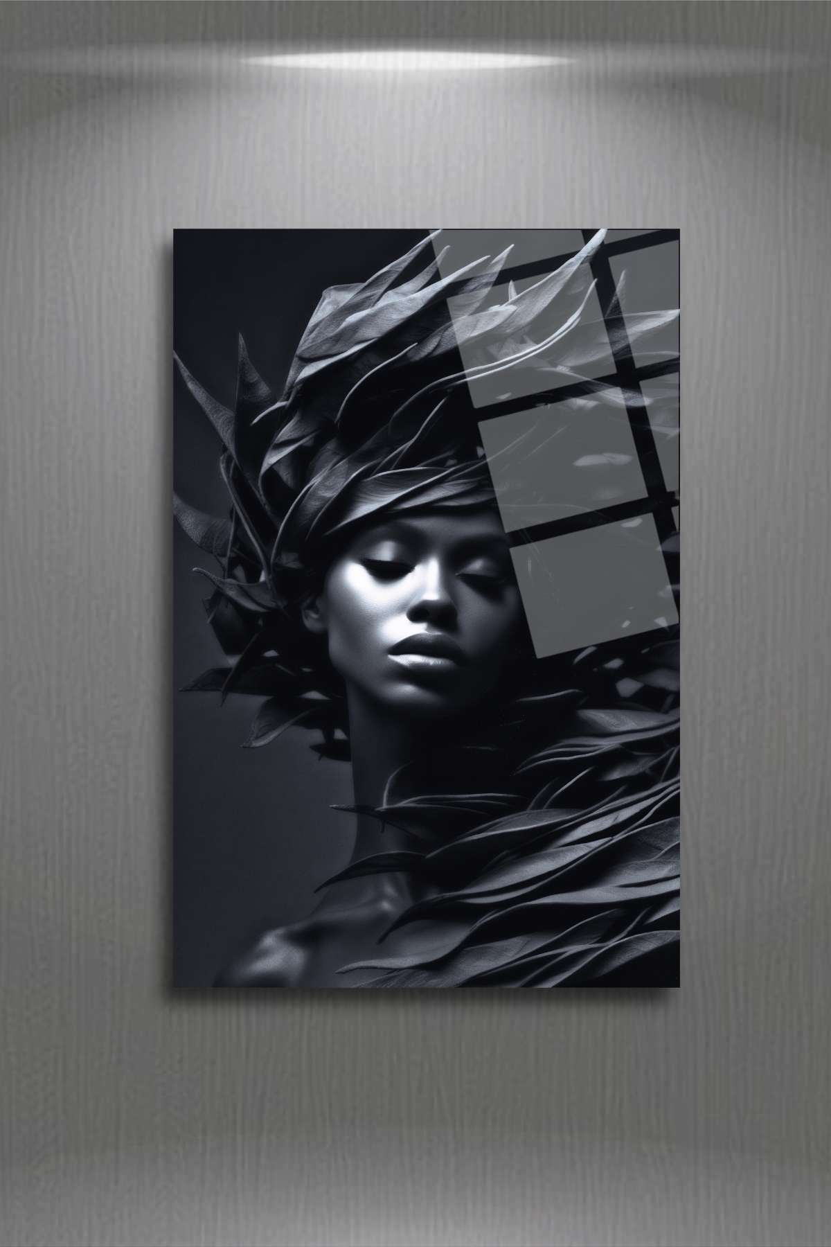 Siyah Cam Tablo 300 - 30 x 45