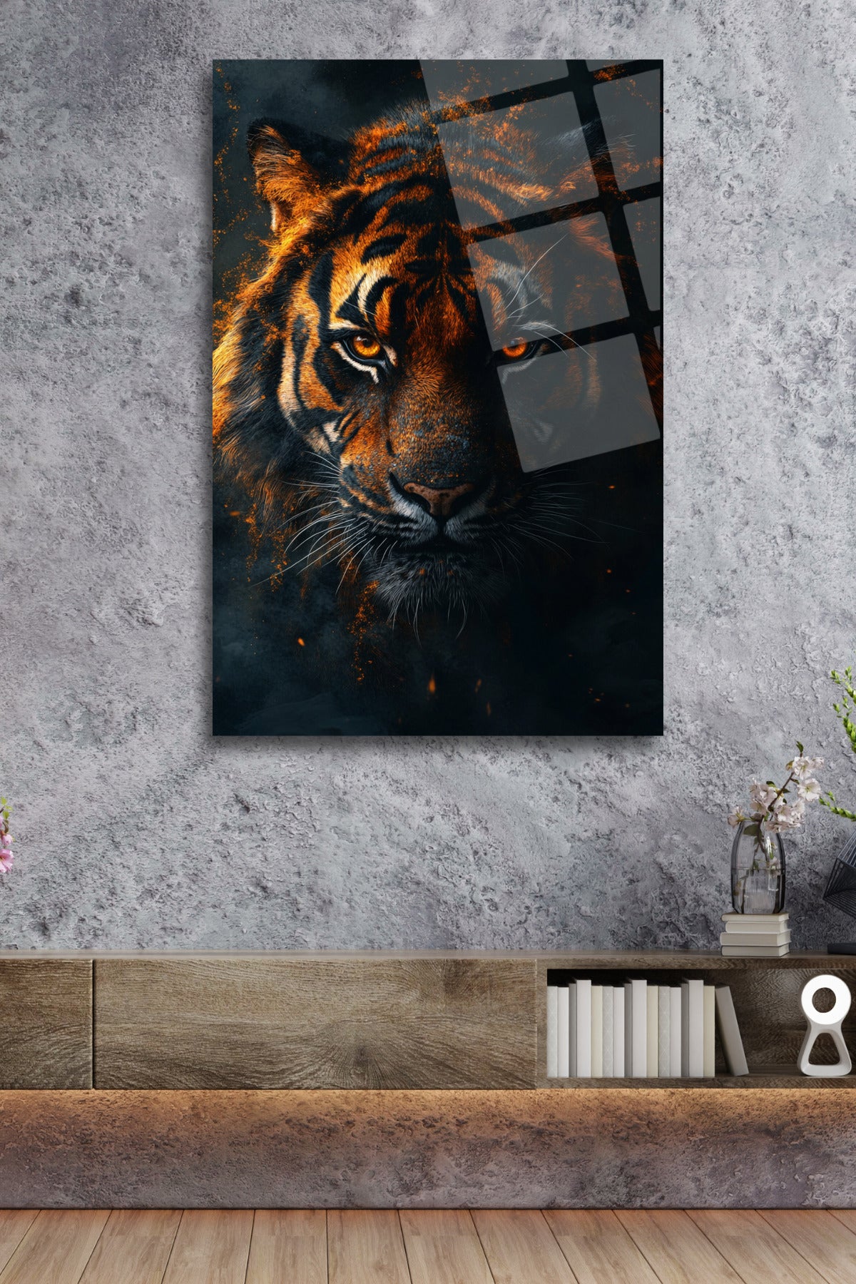 Kaplan, Cam Tablo 146 - 60 x 90