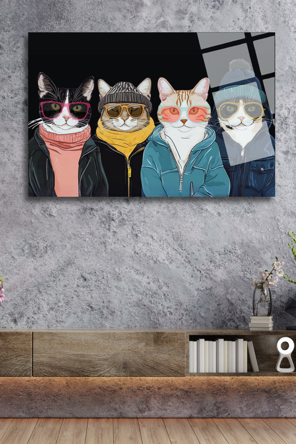Kedi Çetesi, Cam Tablo HMDS0137