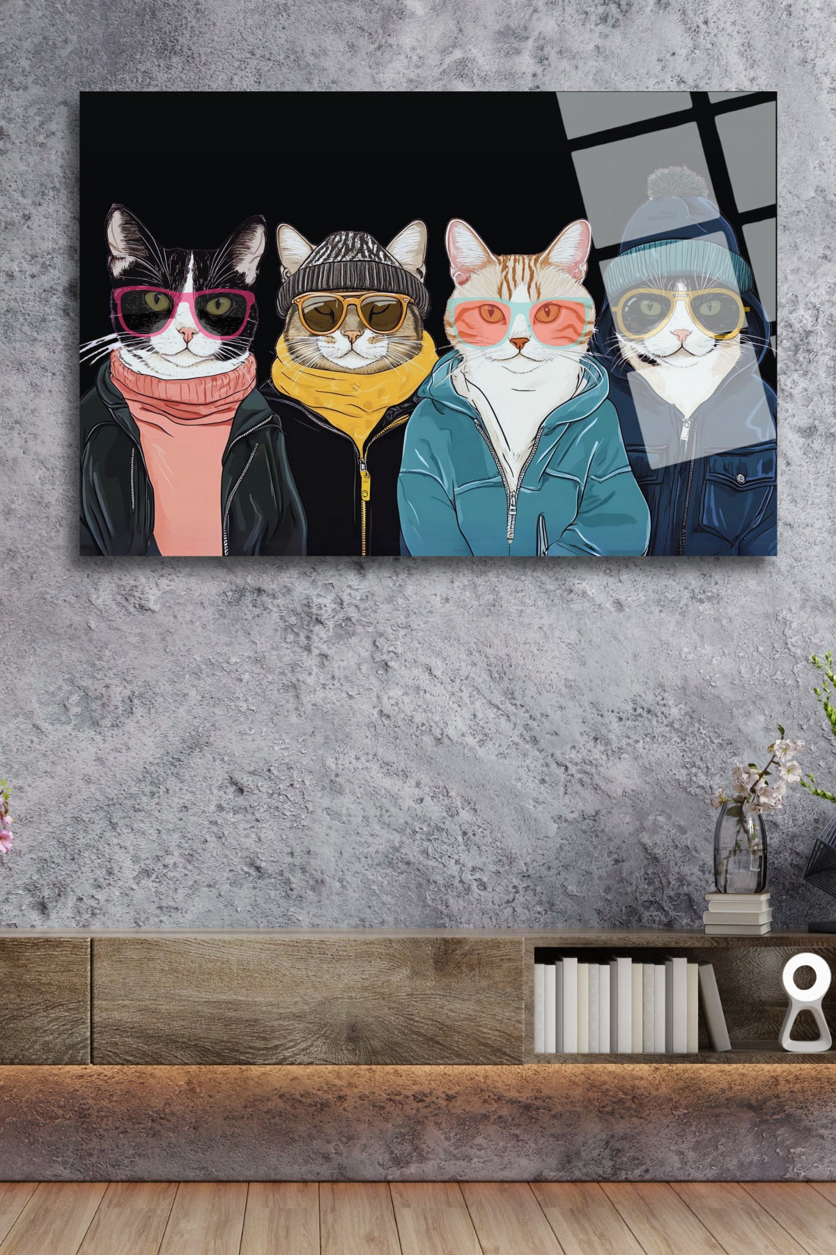 Kedi Çetesi, Cam Tablo HMDS0137