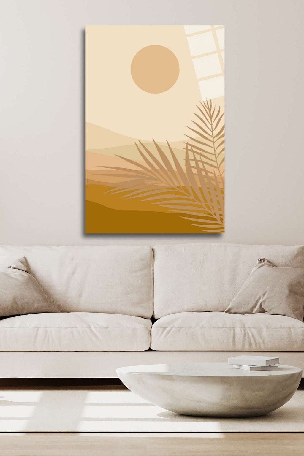 Bohem Tarzı Cam Tablo HMDS0352