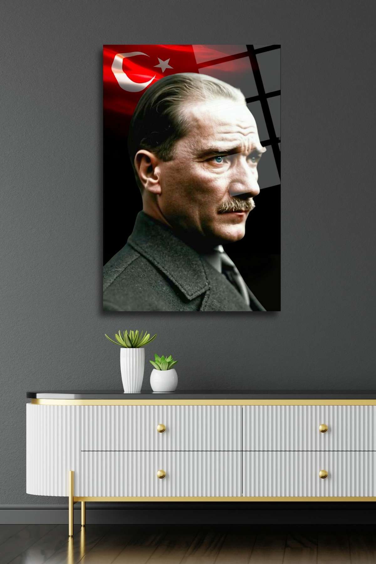 Atatürk Cam Tablo 286 - 60 x 90
