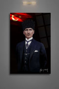 Atatürk Cam Tablo 104 - 30 x 45