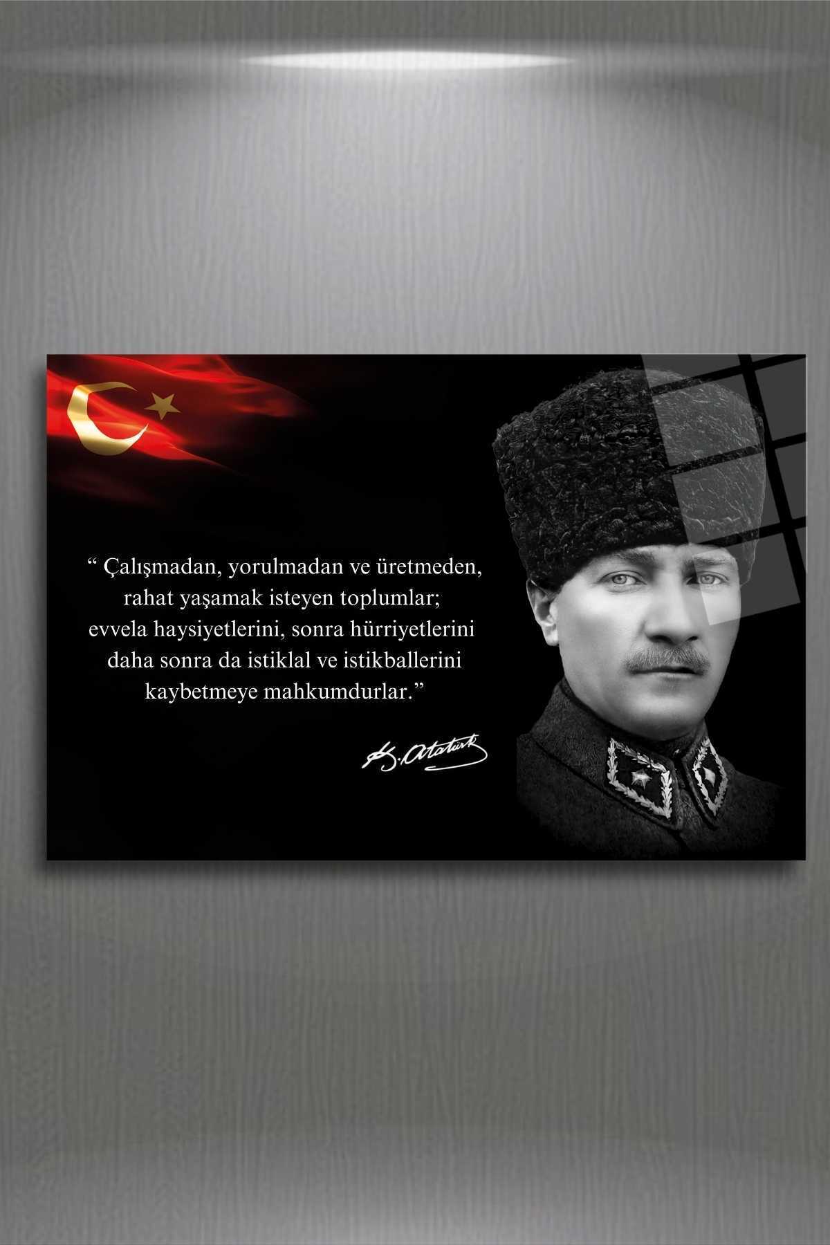 Mustafa Kemal Atatürk , Cam Tablo 227 - 30 x 45