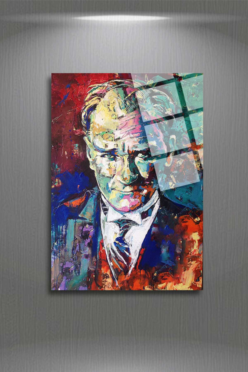 Atatürk Cam Tablo 35 - 30 x 45