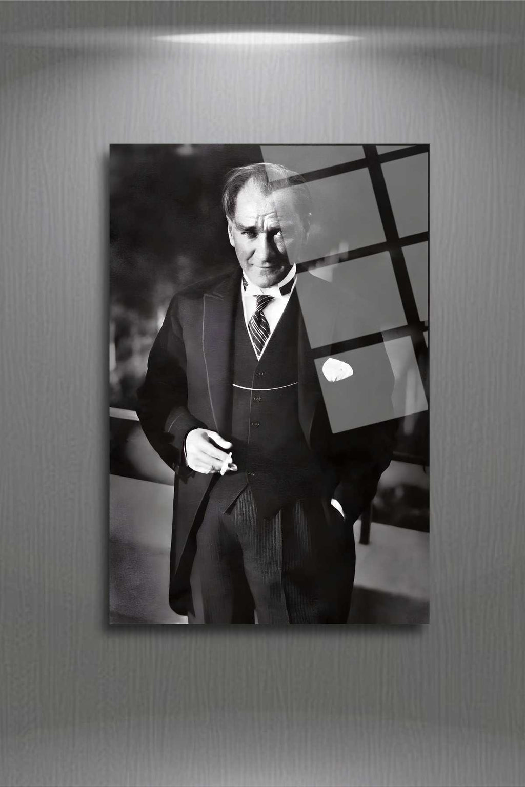 Atatürk Cam Tablo 4 - 30 x 45