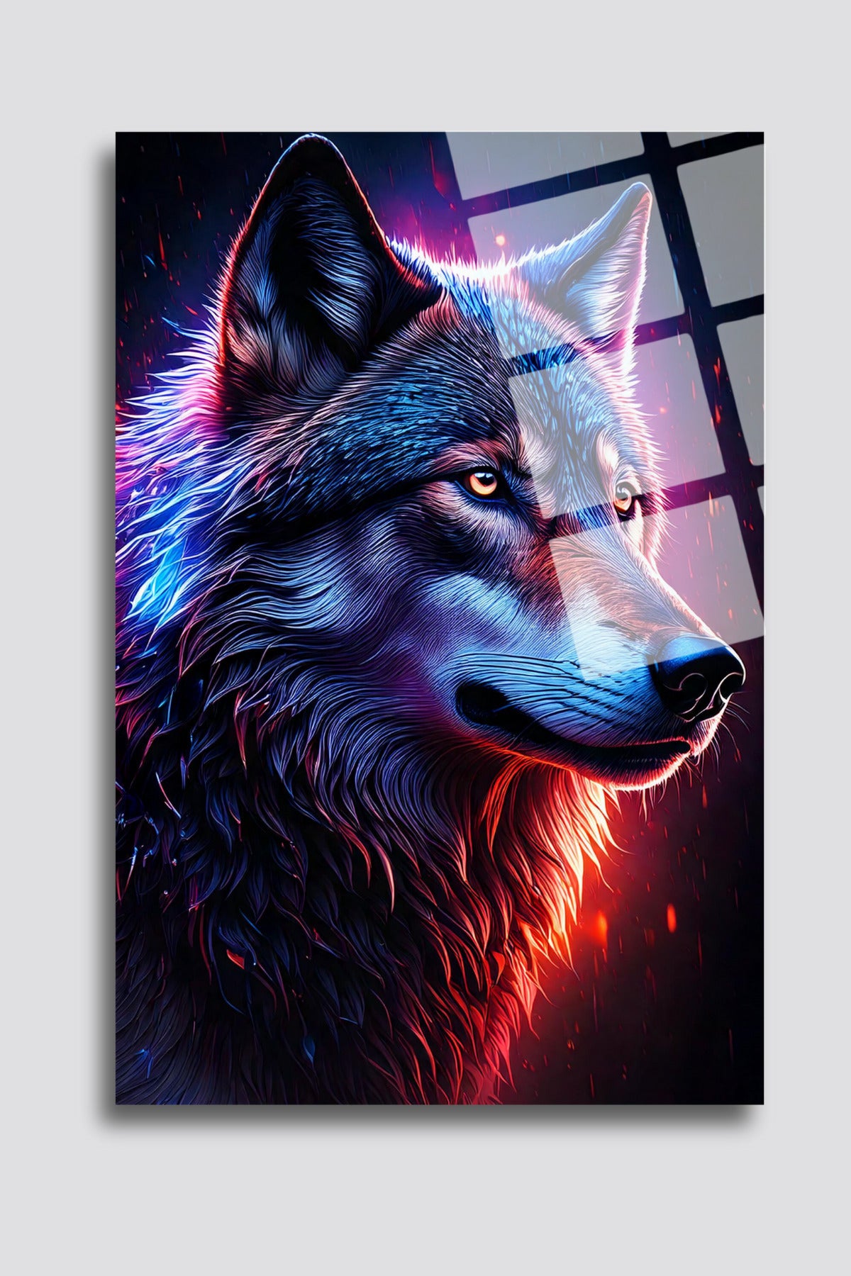 Kurt Cam Tablo 123 - 30 x 45