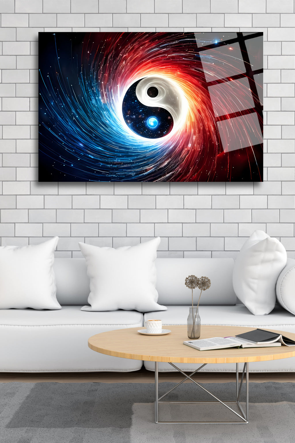 Yin Yang Cam Tablo HMDS0127