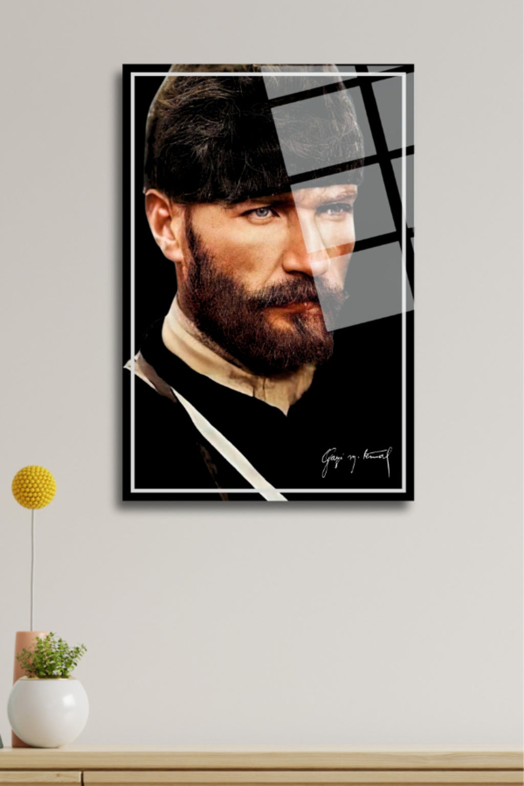 Mustafa Kemal Atatürk Cam Tablo 198