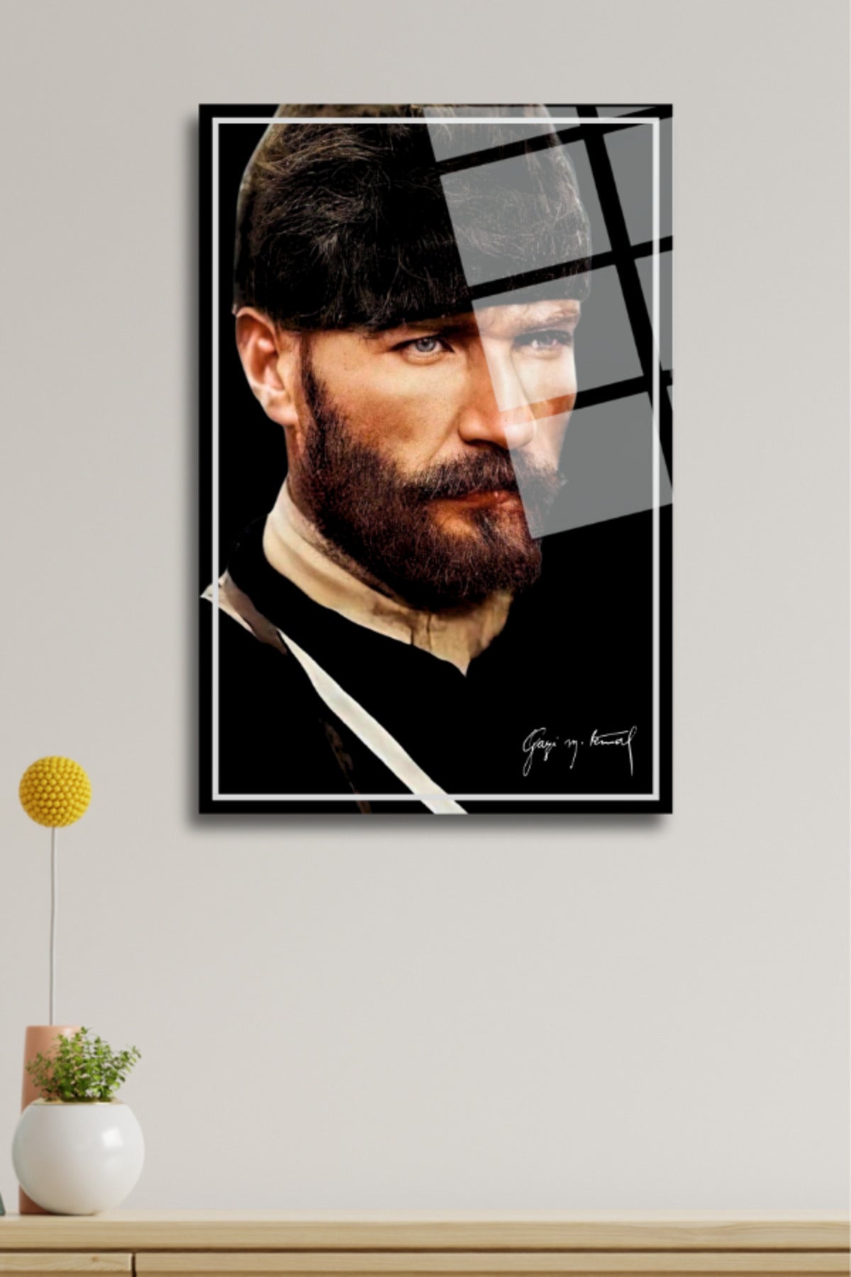 Mustafa Kemal Atatürk Cam Tablo 198