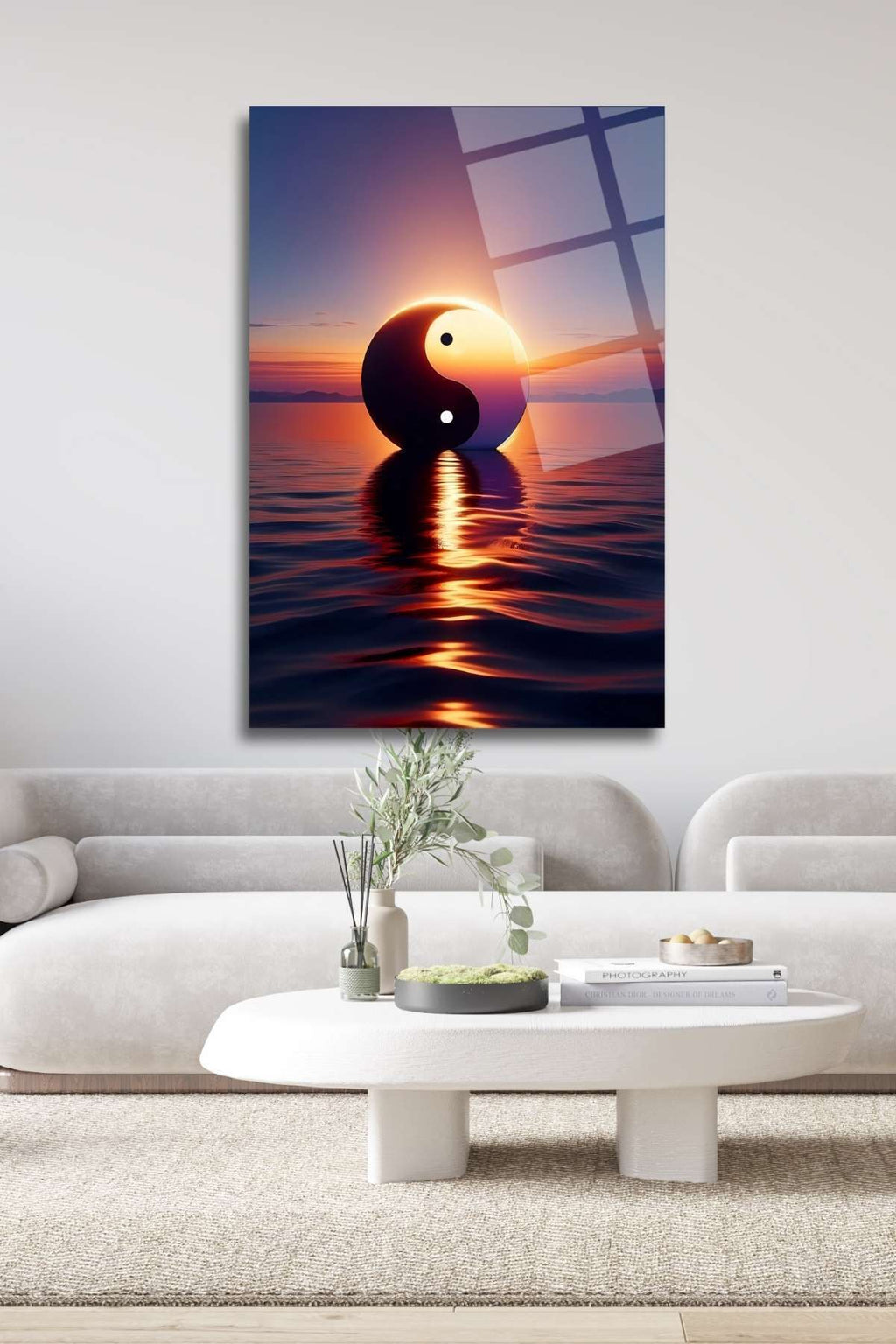 Yin Yang Cam Tablo HMDS0316