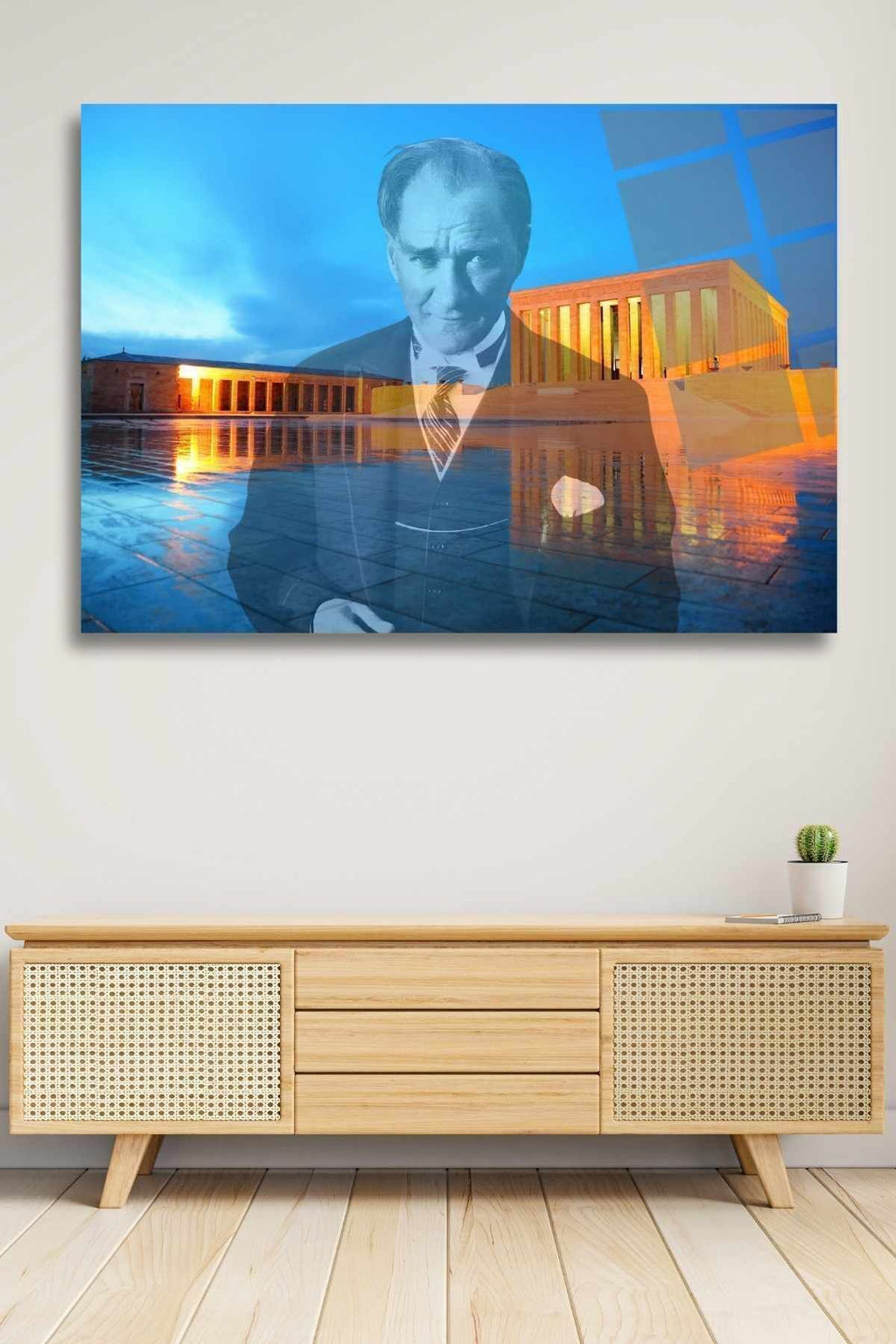 Atatürk ve Anıtkabir Cam Tablo 79 - 45 x 65