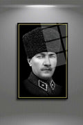 Mustafa Kemal Atatürk Cam Tablo 221 - 30 x 45