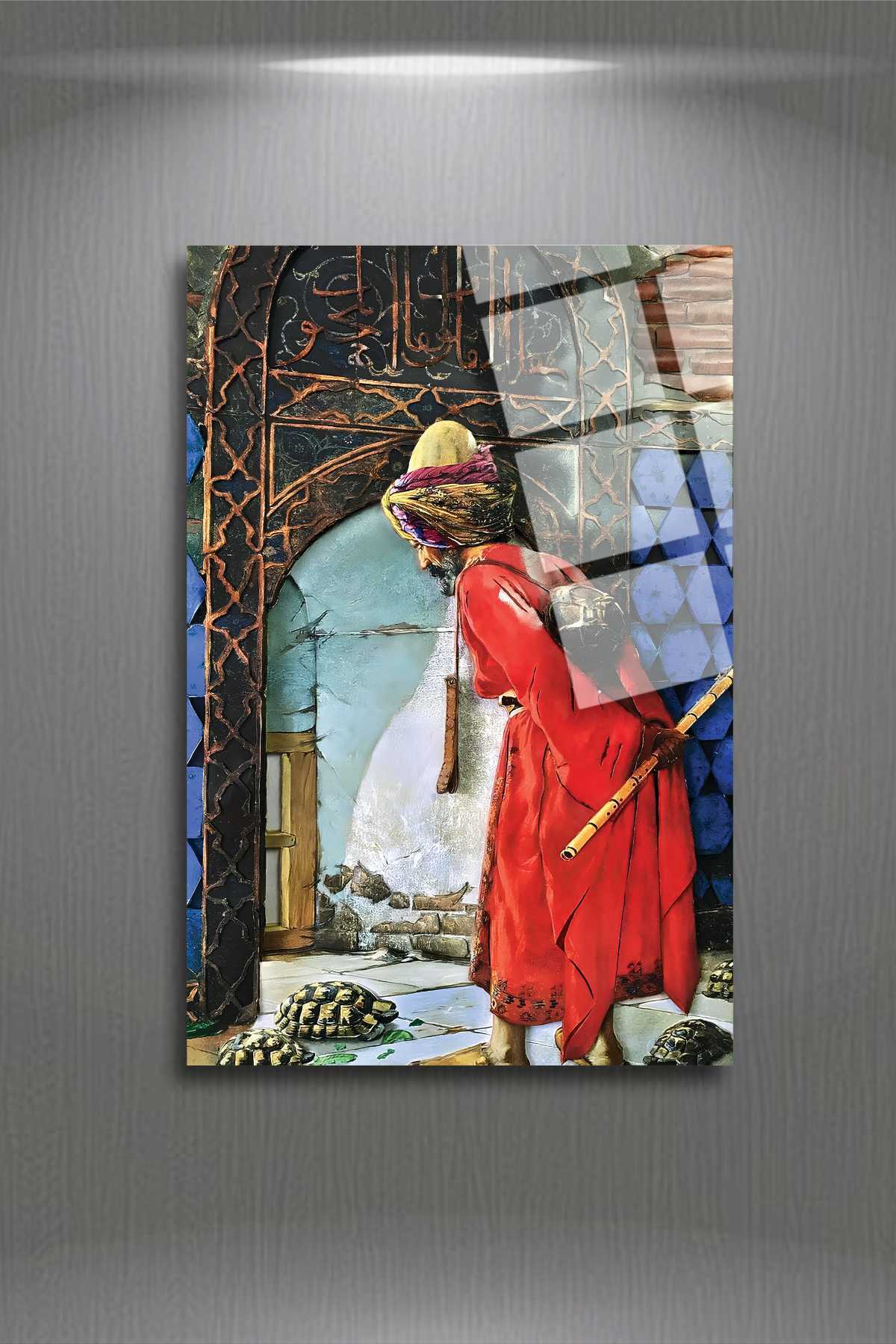 Kaplumbağa Terbiyecisi, Cam Tablo 17 - 30 x 45