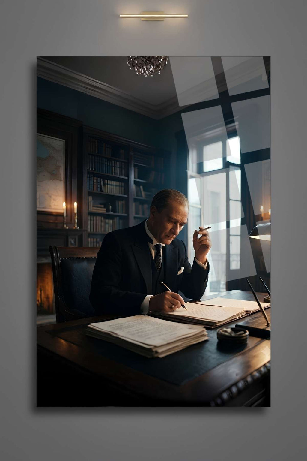 Mustafa Kemal Atatürk Tablosu, Kırılmaya Dayanıklı Cam Tablo HMDS0482