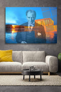 Atatürk ve Anıtkabir Cam Tablo 79 - 30 x 45