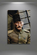 Mustafa Kemal Atatürk Cam Tablo 340 - 30 x 45