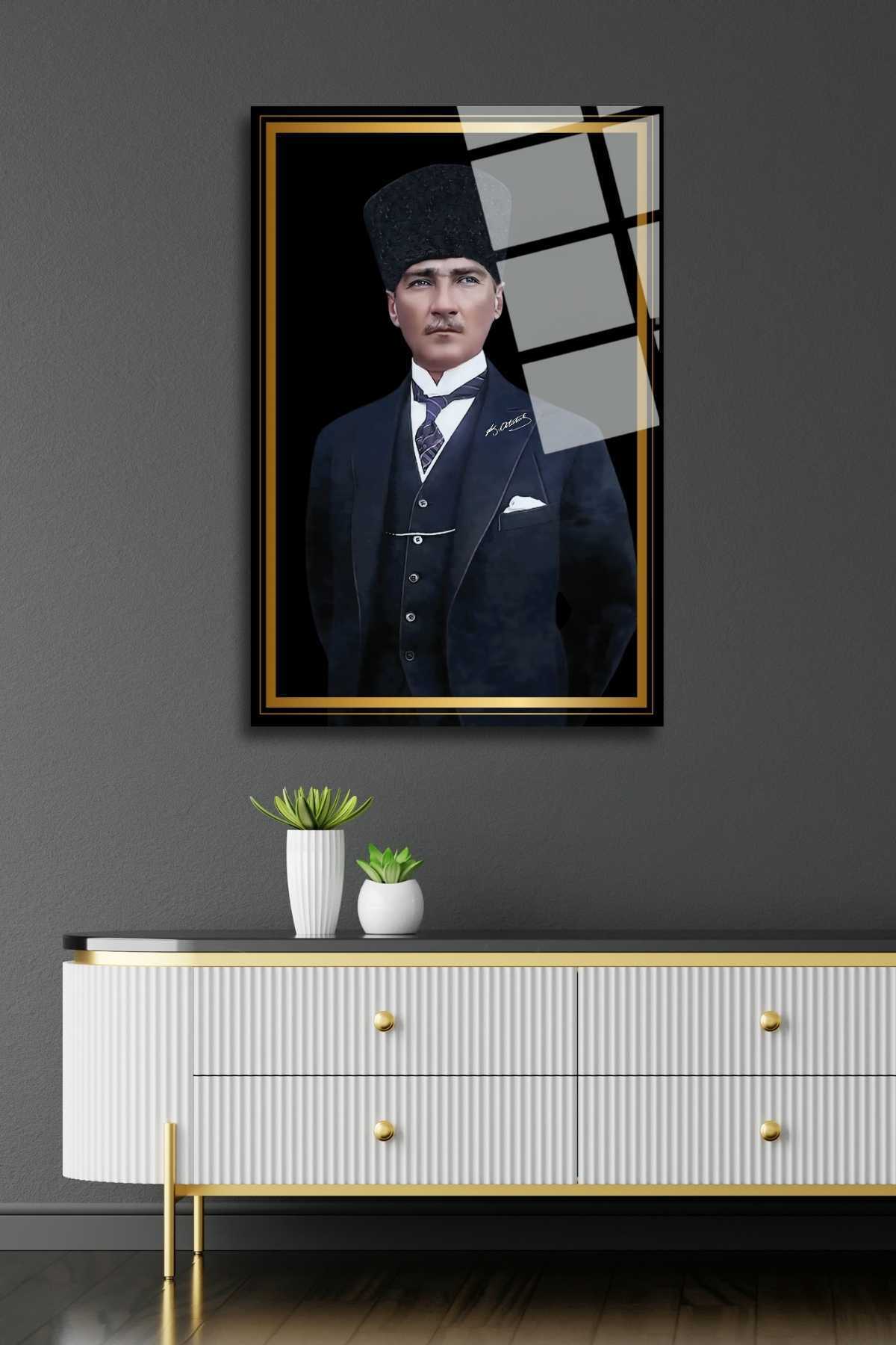 Atatürk Cam Tablo HMDS0265
