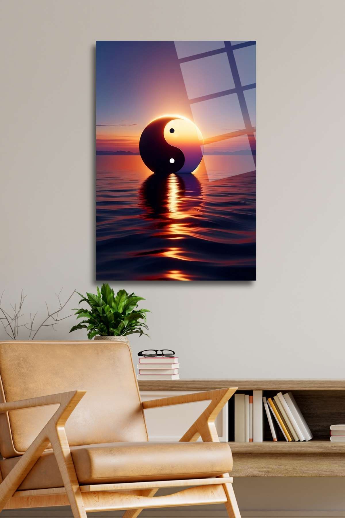 Yin Yang Cam Tablo 316