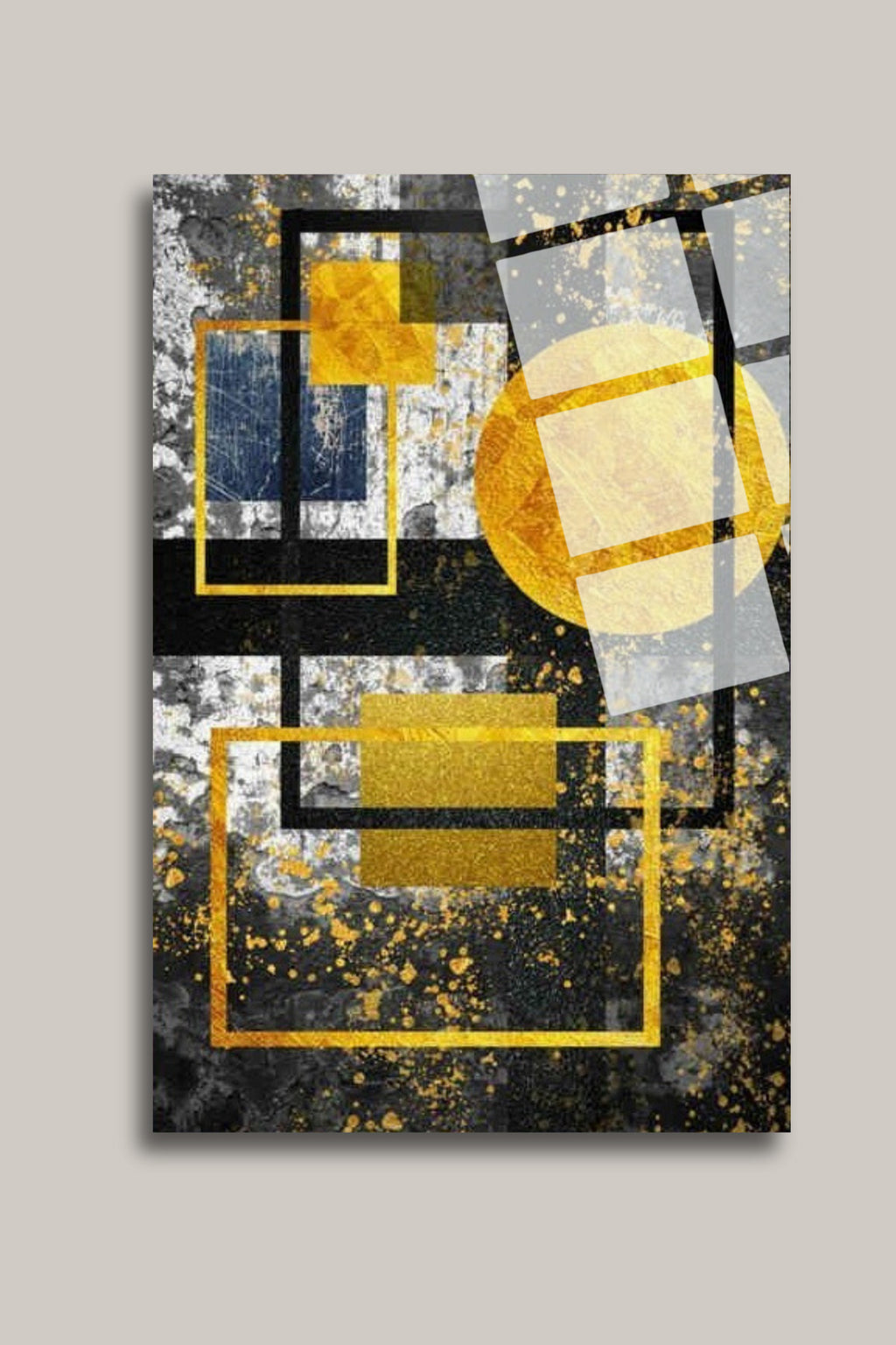 Geometrik Desenler, Modern, Cam Tablo HMDS0140
