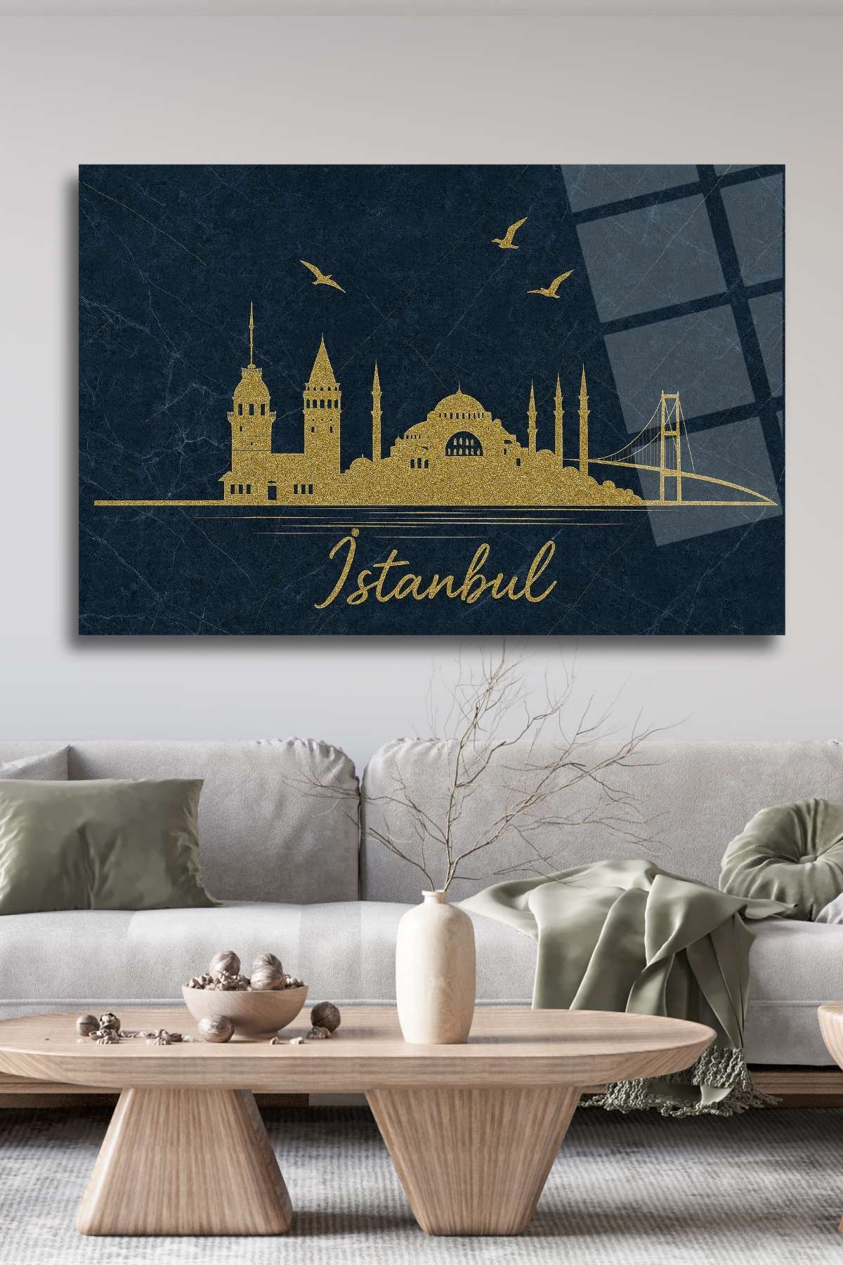 İstanbul Cam Tablo 380 - 60 x 90
