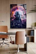 Albert Einstein , Kırılmaya Dayanıklı Cam Tablo HMDS0207