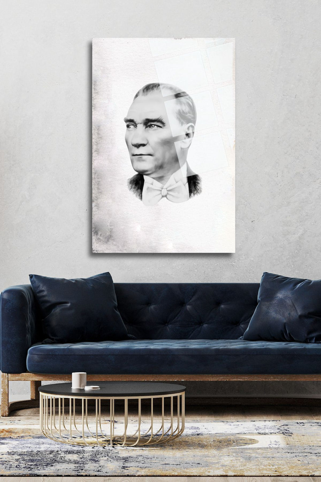 Atatürk Cam Tablo 32 - 60 x 90