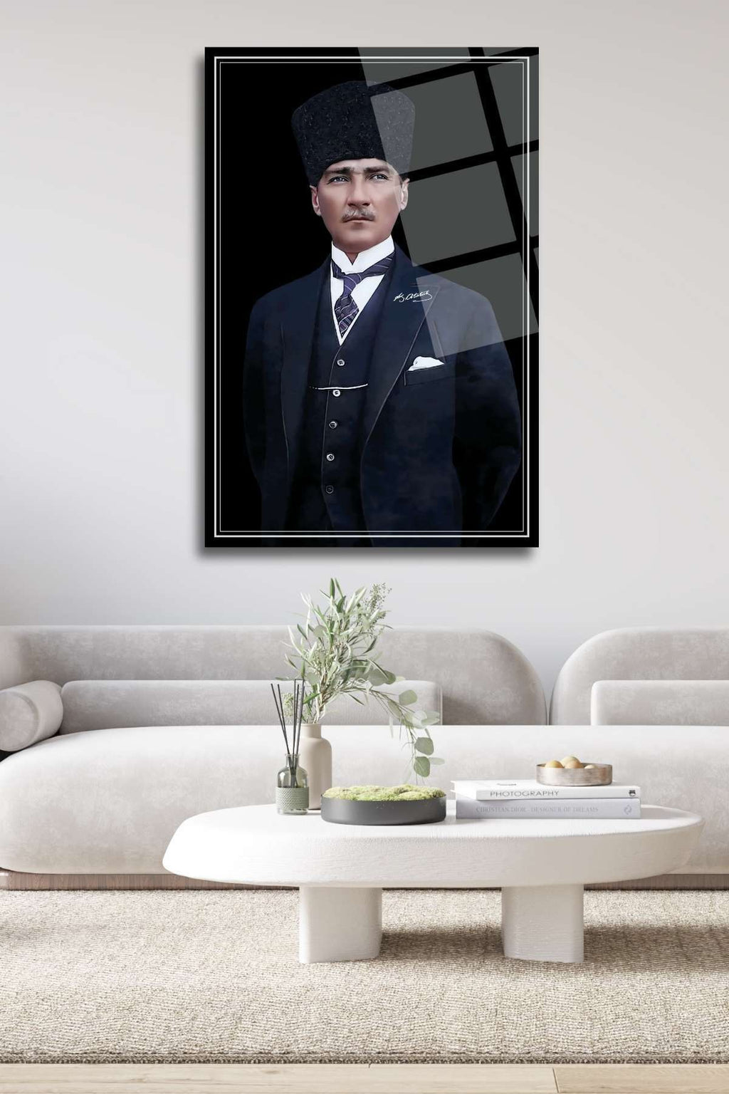 Mustafa Kemal Atatürk Tablosu, Kırılmaya Dayanıklı Cam Tablo 327